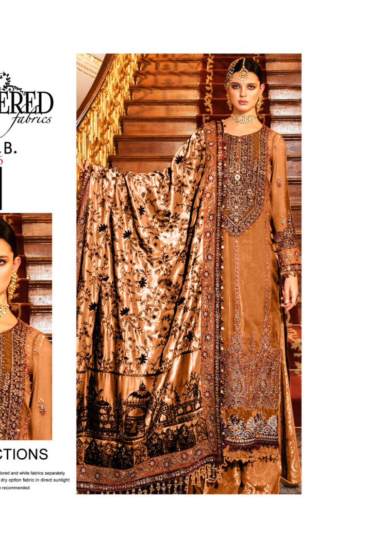 3 pc unstitched suit shafoon